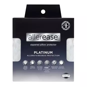 Наволочка на молнии Allerease Platinum, белый