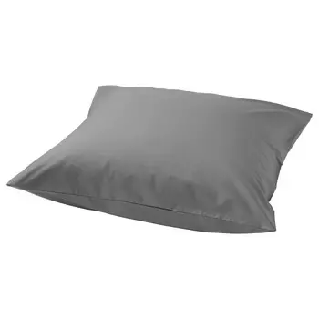 Наволочка, серая, 80х80 см, ULLVIDE IKEA