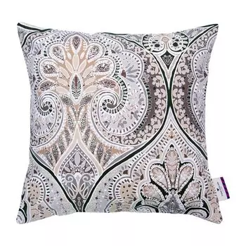 Наволочка Tom Tailor T-Soft Paisley, 40 см цвет grau/braun