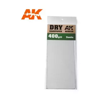 Наждачная бумага зернистостью 400 (сухая), Supplies & Accessories (AK-Interactive)