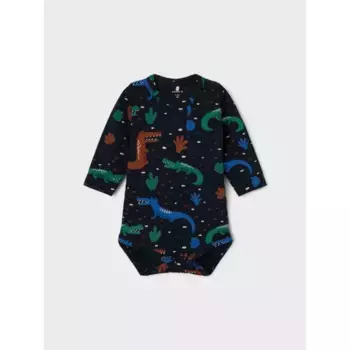 Название Боди с длинными рукавами «NBMLASSE LS BODY PB» Name It, цвет Dark Sapphire