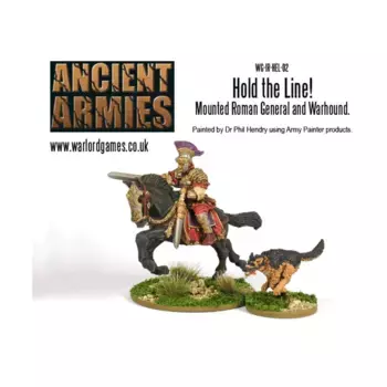 Не вешайте трубку! - Конный генерал с Warhound, Hail Caesar - Early Imperial Roman Core & Assorted (28mm)