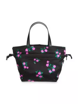 Нейлоновая сумка-шоппер с застежкой Flynn, цвет Floral Fuchsia