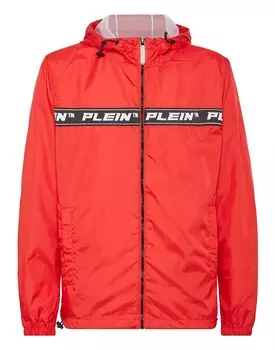 Нейлоновая ветровка Philipp Plein, красный