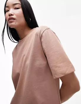 Нейтральная футболка премиум-класса с короткими рукавами Topshop