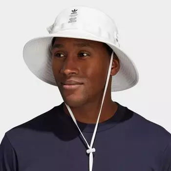 Некрашеная кепка adidas Originals Boonie, белый