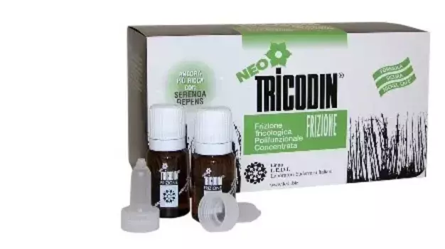 Neo Tricodin Многофункциональное трихологическое средство для трения, 10 флаконов без парабенов