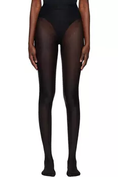 Неоновые колготки 40 Wolford, черный