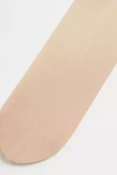 Непрозрачные блестящие колготки плотностью 40 ден H&M, бежевый