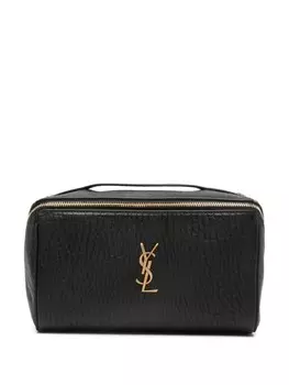 Несессер с логотипом Saint Laurent, черный