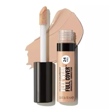 Несминающийся консилер Revlon ColorStay Flex Wear Full Cover с гиалуроновой кислотой и витамином Е, 0,34 жидких унции — 026 крем-брюле