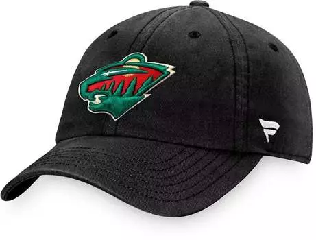 Неструктурированная регулируемая кепка NHL Minnesota Wild Core