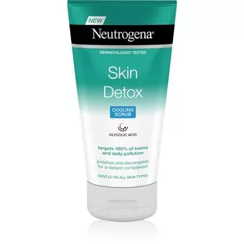 Neutrogena, Skin Detox, очищающий скраб для лица, 150 мл