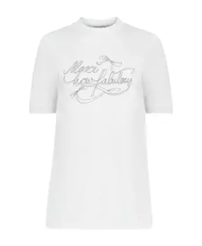 Невероятно красивая футболка Nina Ricci, белый