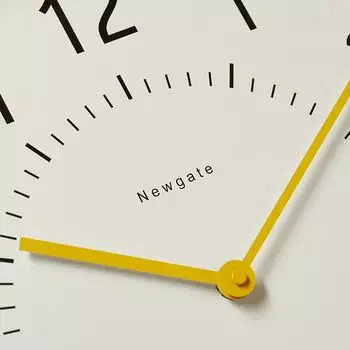 Newgate Clocks Настенные часы Монополия, желтый