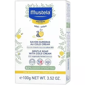 Нежное мыло с холодным кремом Nutri-Protective 100 г Mustela