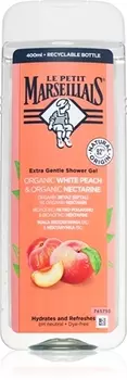 Нежный гель для душа Le Petit Marseillais White Peach BIO & Nectarine BIO Bio, 400 ml