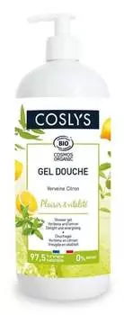 Нежный гель для душа с лимонной вербеной, 1л Coslys