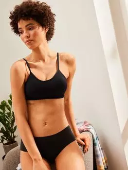 Никаких коротких трусиков VPL John Lewis ANYDAY, черный
