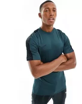 Nike — Academy — темно-зеленая футболка