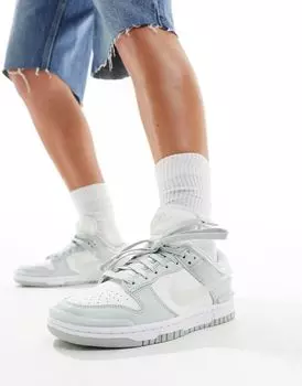 Nike — Dunk Low Twist — кремово-белые и серые кроссовки