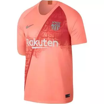Nike Футболка Барселона унисекс оранжево-красная