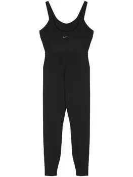 Nike комбинезон с принтом Swoosh, черный