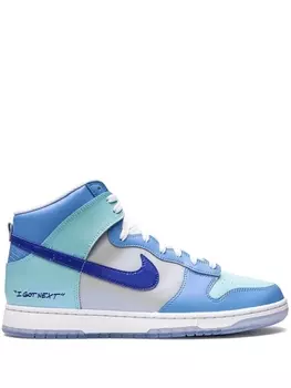 Кроссовки Nike Dunk High, синий/голубой
