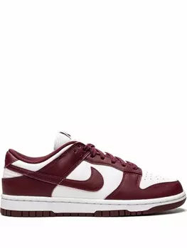 Кроссовки Nike Dunk Low, белый/бордовый