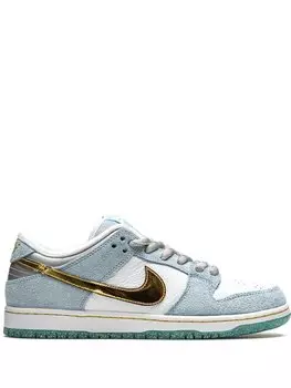 Кроссовки Nike SB Dunk Low Pro, белый/голубой