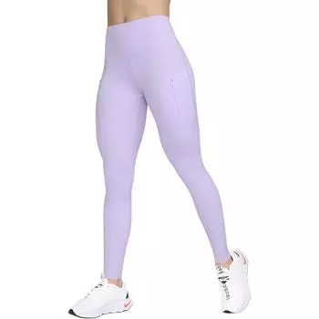 Nike Леггинсы женские, цвет сиреневый/черный