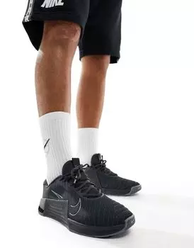 Nike — Metcon 9 — черные кроссовки
