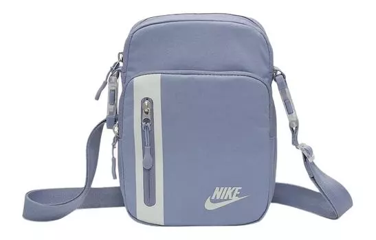 Nike Портативная сумка через плечо ELEMENTAL из ткани, унисекс, серо-сланцево-голубой и светло-серебристый