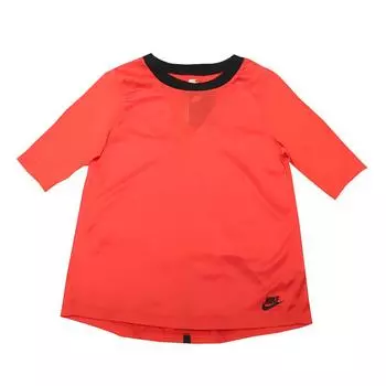 Nike Спортивная футболка, женская, красная