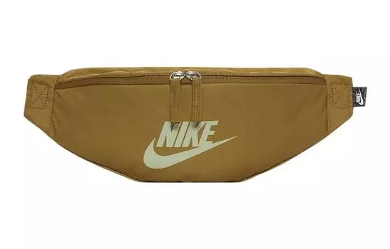 Nike Сумка-слинг из ткани на одно плечо, поясная сумка, унисекс, желтый