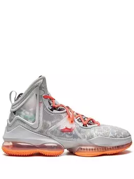 Nike высокие кроссовки Lebron 19, серый
