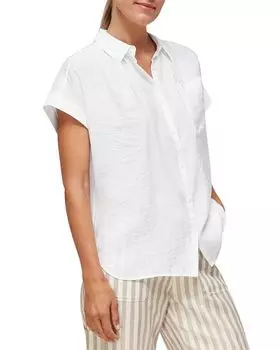 Никола Текстурированная рубашка Whistles, цвет White