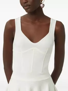 Nina Ricci топ-корсет, белый