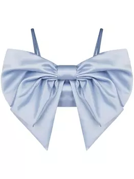Nina Ricci топ с бантом, синий