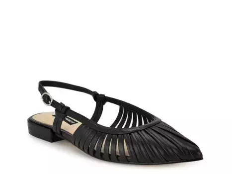 Nine West Девять West Duria Flat, черный
