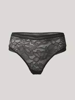Нитки Сетки и Розы Wolford, черный