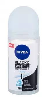 Nivea Black & White Invisible Pure 50мл