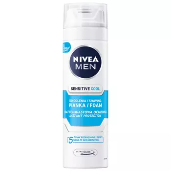 Nivea Men Sensitive охлаждающая пена для бритья, 200 мл