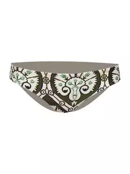 Низ бикини barú с заниженной талией Johanna Ortiz Green white