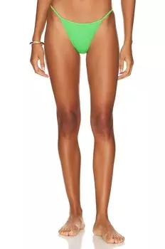 Низ бикини Kulani Kinis Tanning Thong Bikini Bottom, цвет Peppermint Ribbed