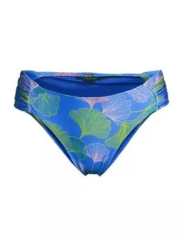 Низ бикини Ocean Leaf с заниженной талией PatBO, синий