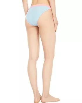 Низ бикини Southern Tide Retreat Seersucker Bikini Bottoms, цвет Geranium Pink