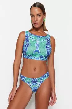Низ бикини TRENDYOLMLLA, зеленый