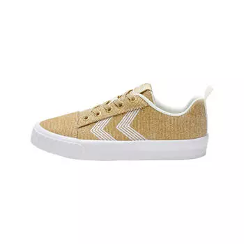 Низкие кеды Base Court Glitter Jr HUMMEL, золото/золото/золото