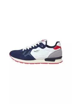 Низкие кеды BRIT CAMP Pepe Jeans, темно-синий